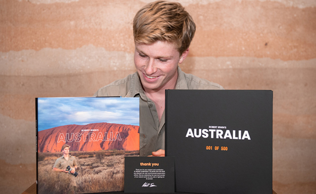 Robert Irwin releases a photography book to honour his late father Steve