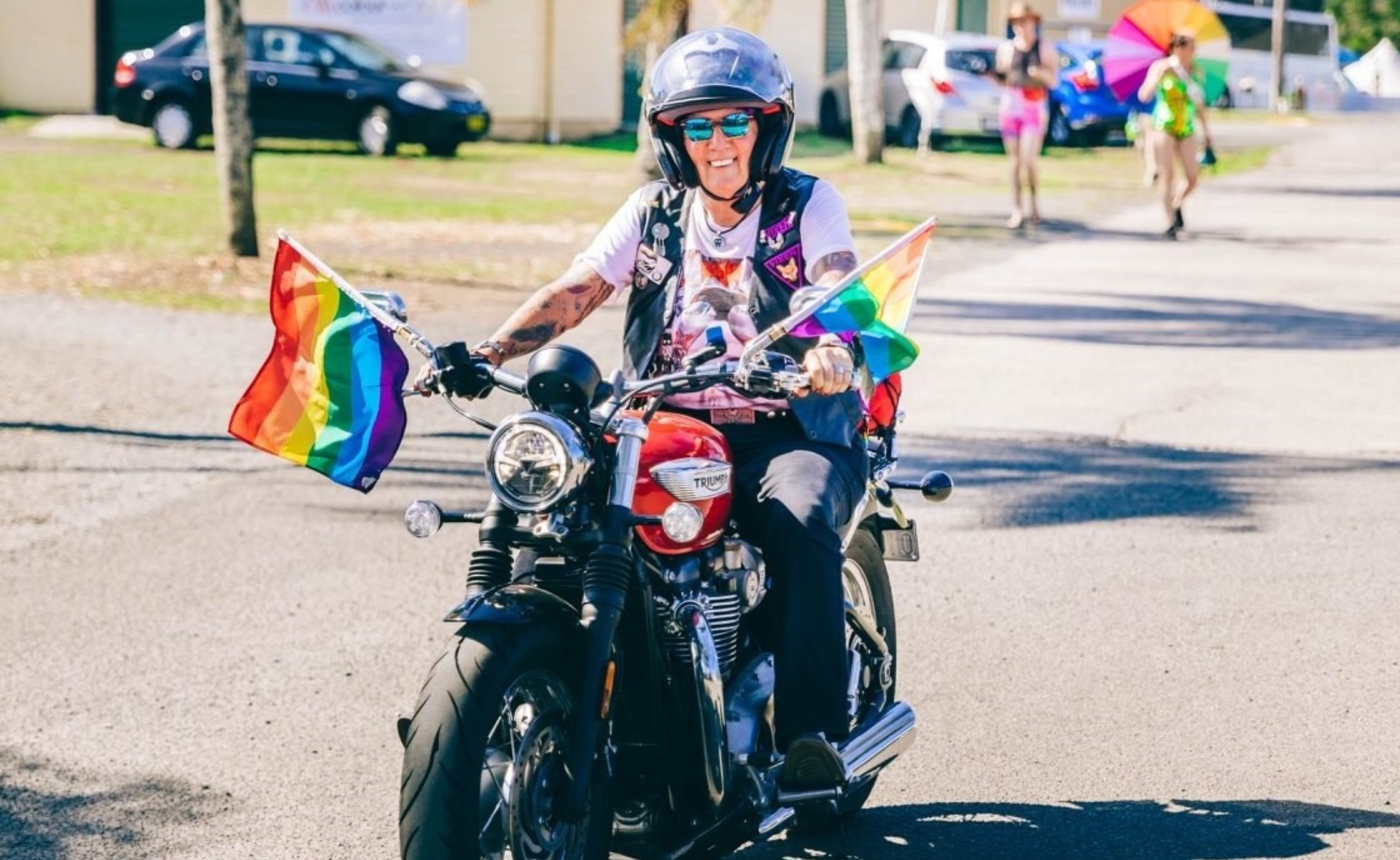 MARDI GRAS 2023: Biker Phyllis has led Sydney’s parade for decades