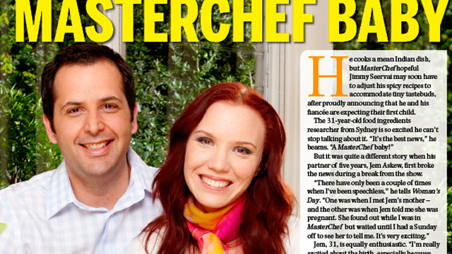 Masterchef's Jimmy: We're having a baby!