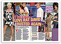 Posh’s pain: David busted again