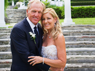 Greg Norman’s wedding