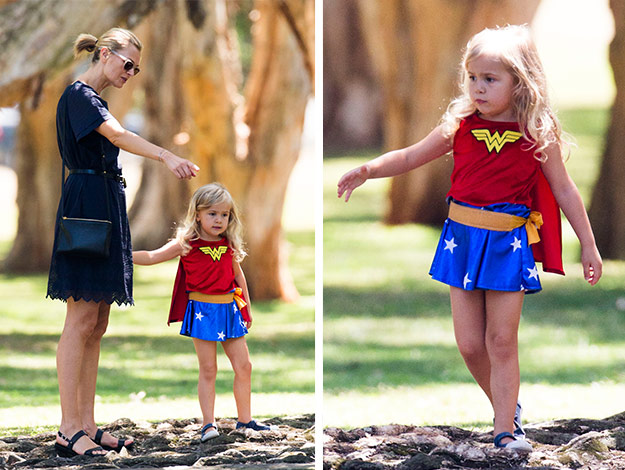 Super mum Sarah Murdoch parties with adorable daughter Aerin