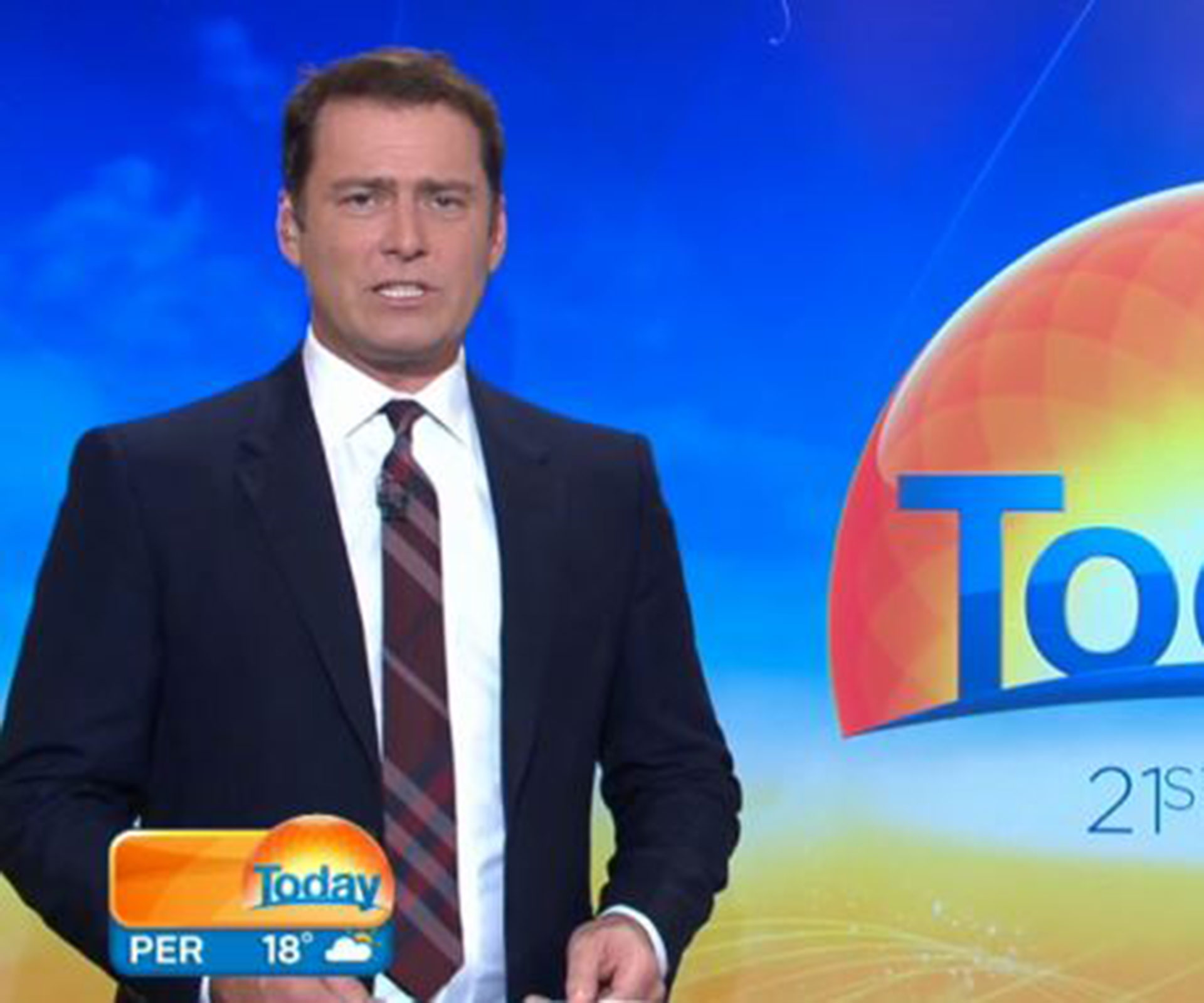 Karl Stefanovic on The Today Show