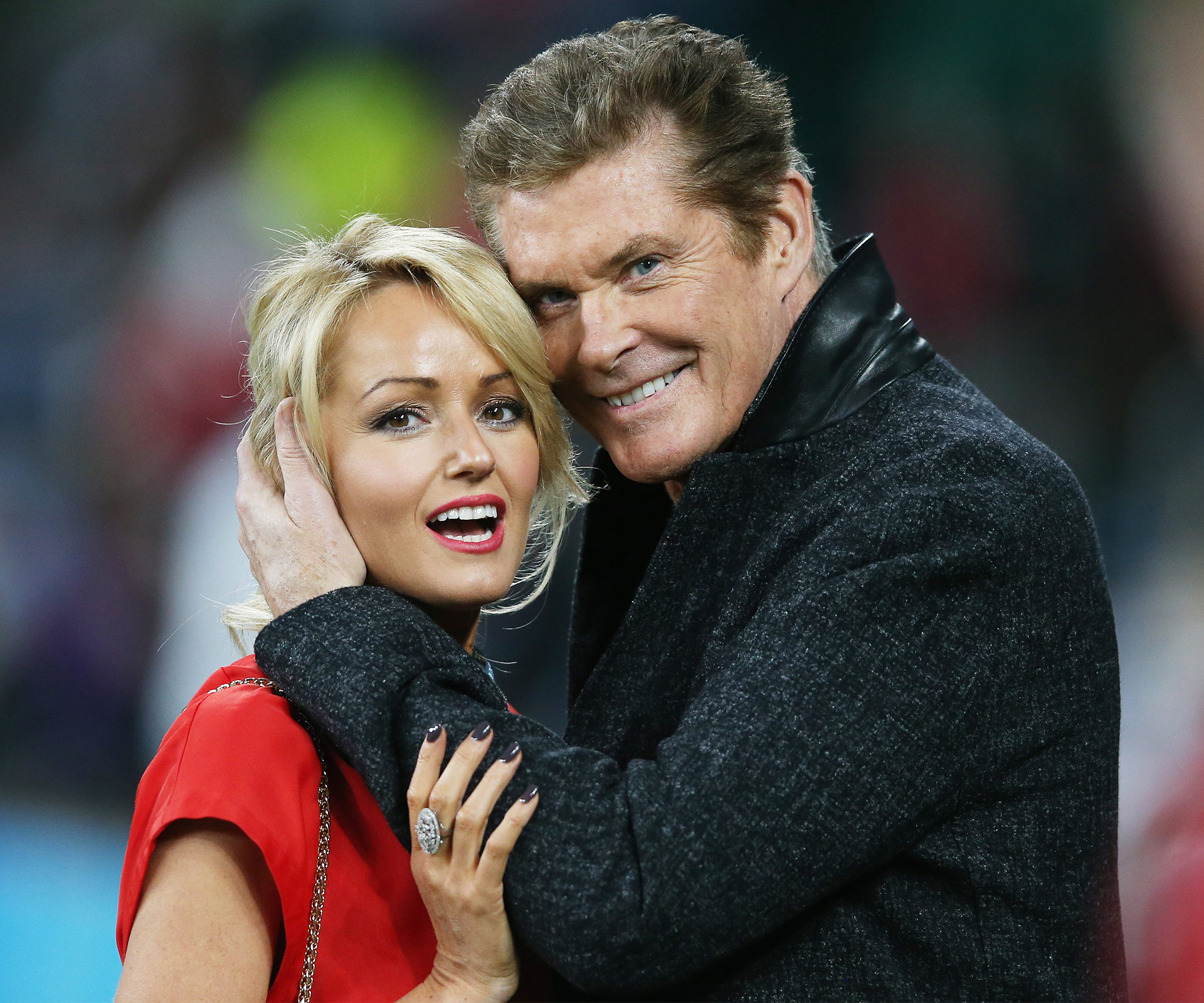 David Hasselhoff engaged to Hayley Roberts