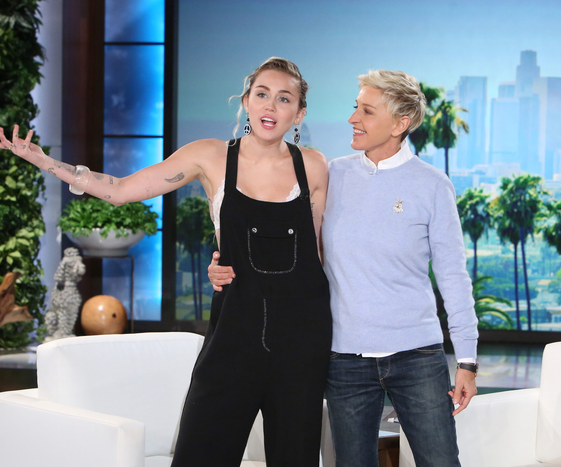 Miley Cyrus Ellen Degeneres