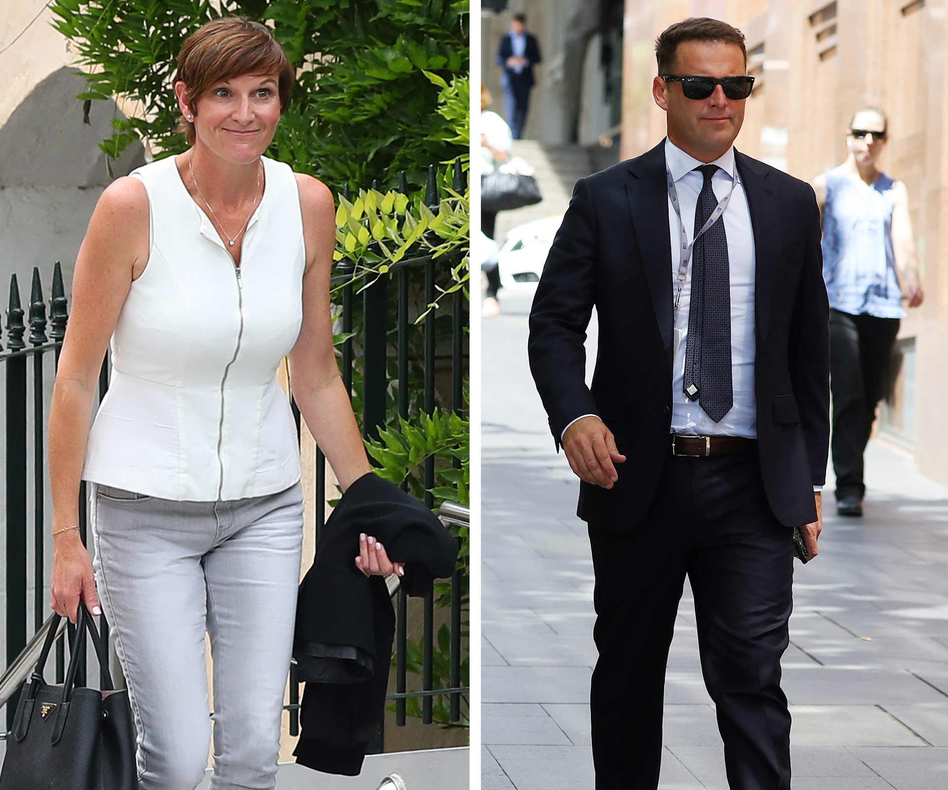 Karl Stefanovic and Cassandra Thorburn