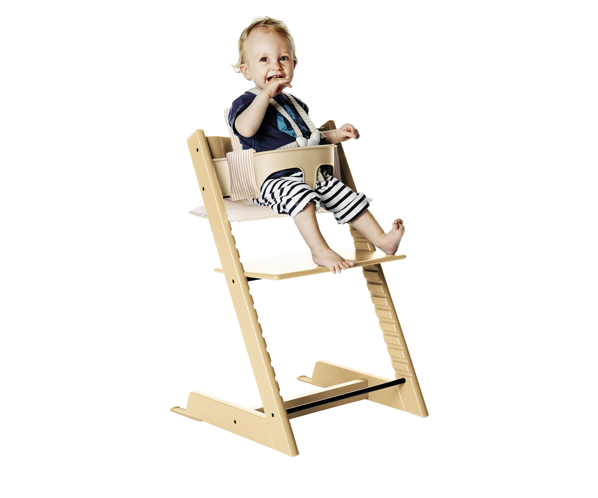 wooden baby high chair