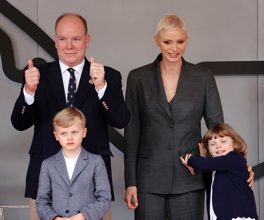 Charlene, Princess of Monaco and her daughter Gabriella attend Monte ...