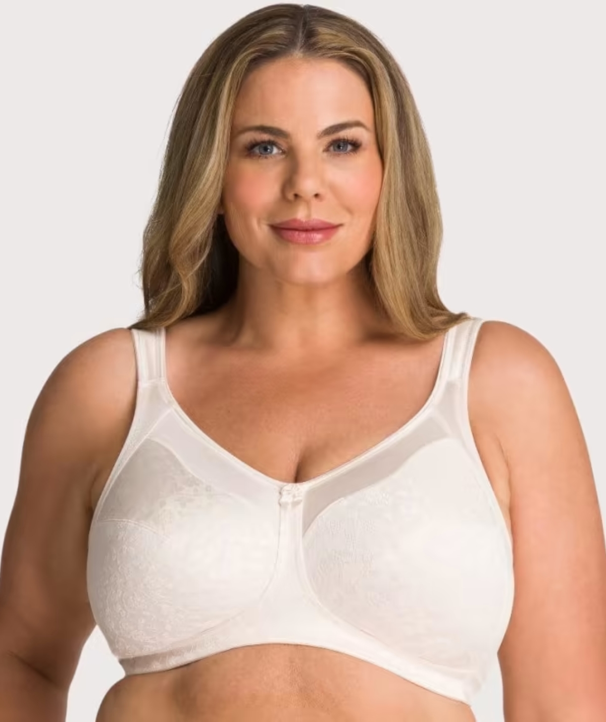 Fayreform Ultimate Comfort Front Closure Soft Cup Wire-Free Bra - Pink  Champagne